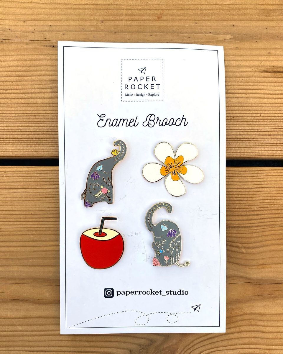 Enamel Pins — 4 Set